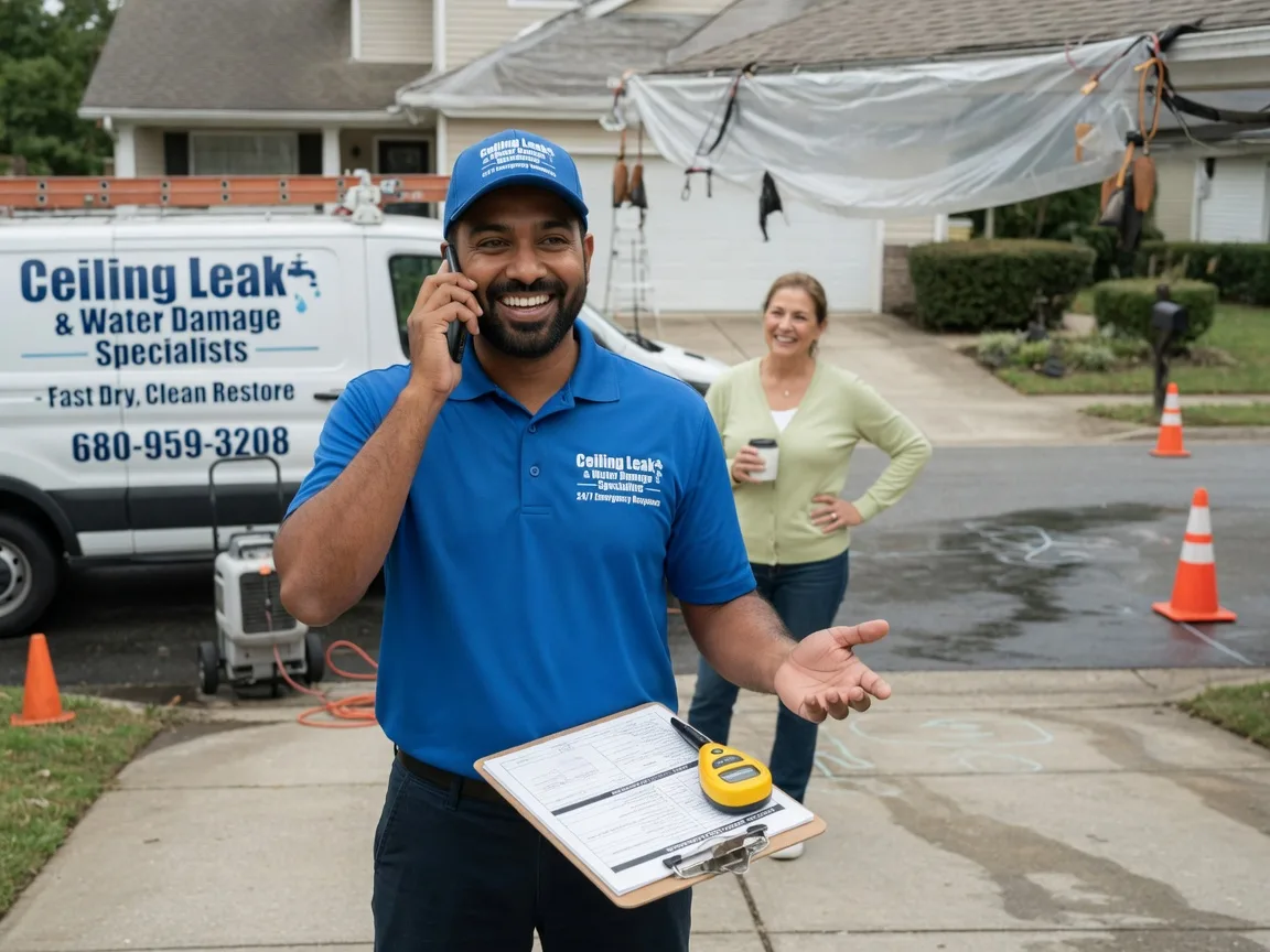 Ceiling Leak Cleanup Dawson Springs, KY FAQs